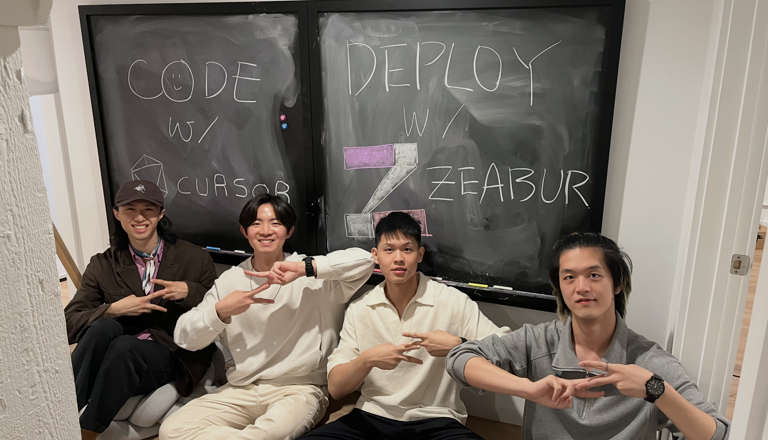 Zeabur team visiting Cursor’s San Francisco HQ