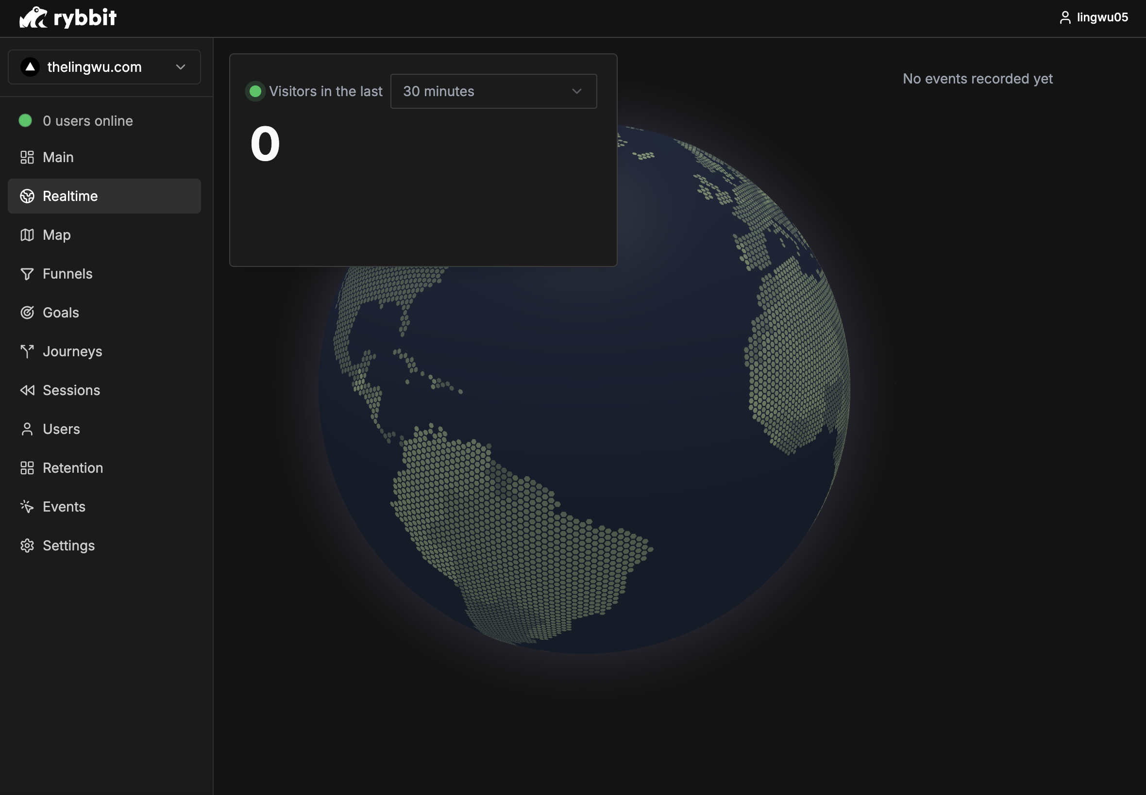 Rybbit interface
