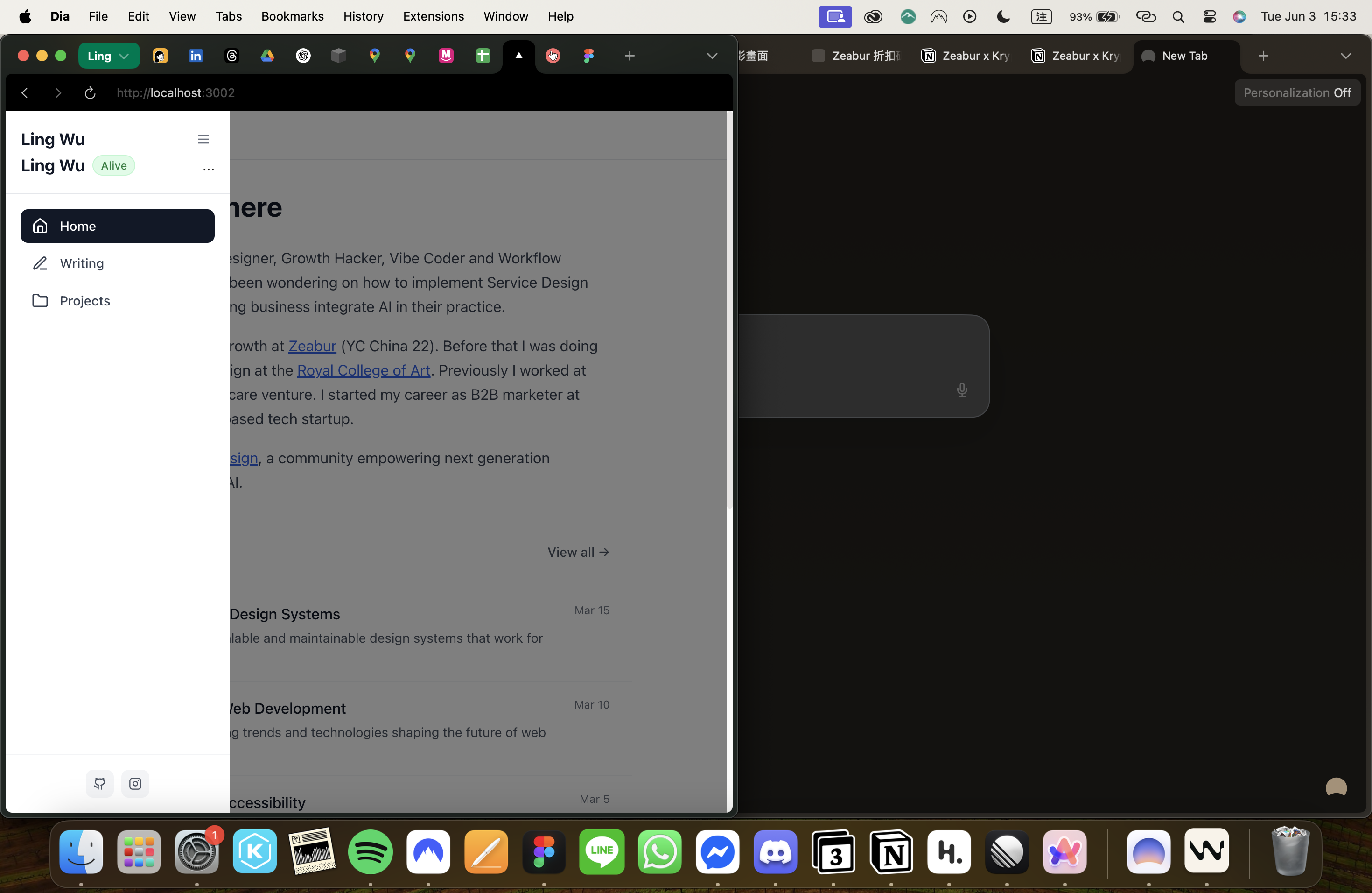 Sidebar collapse animation