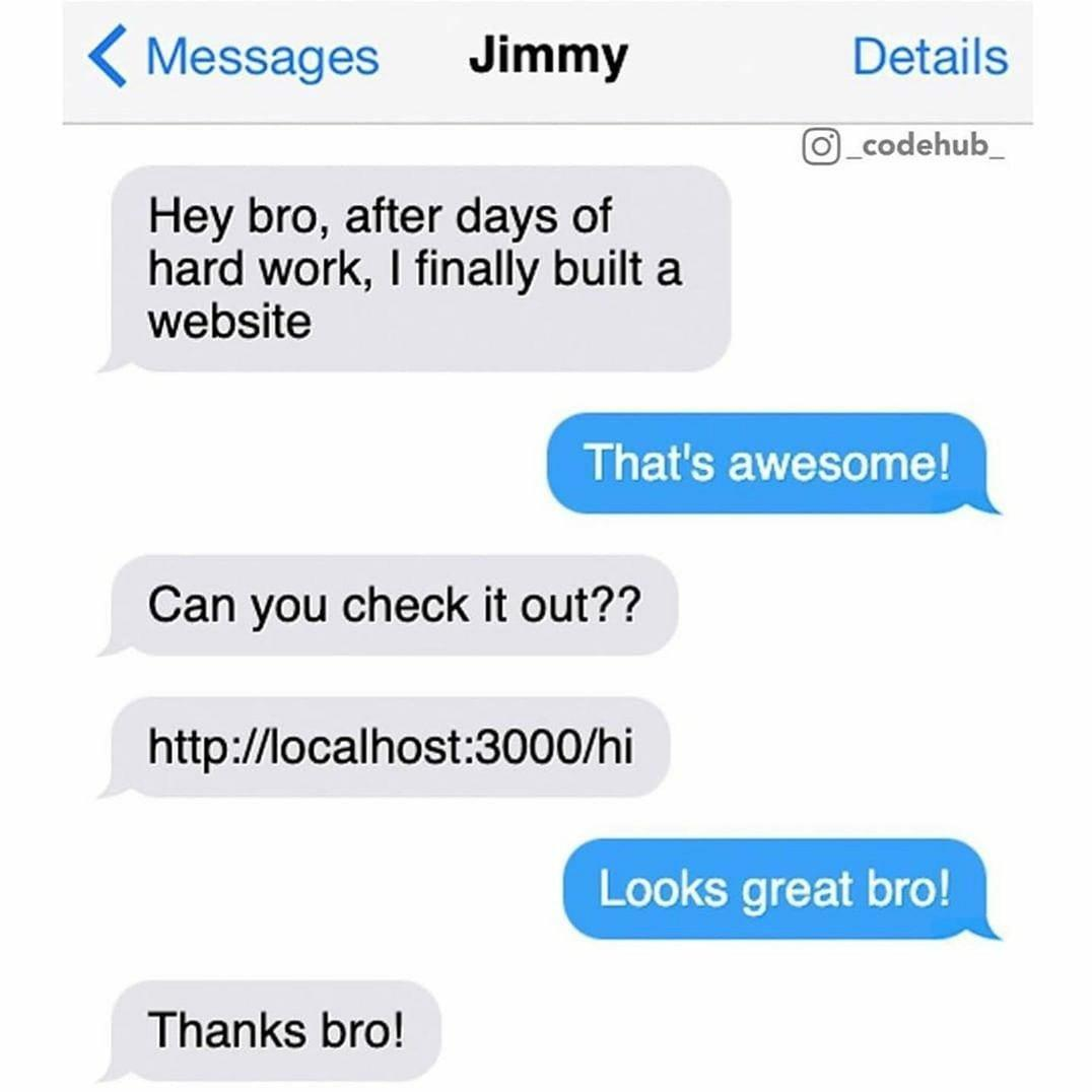 A classic developer joke when vibe coding are over hyped