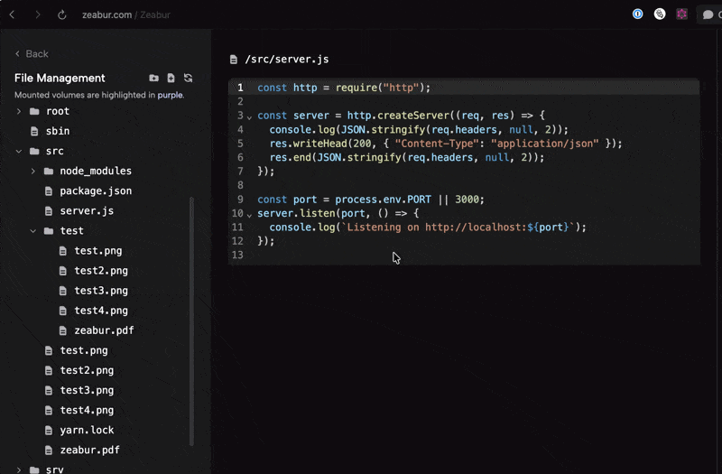 Preview code, images, and PDFs