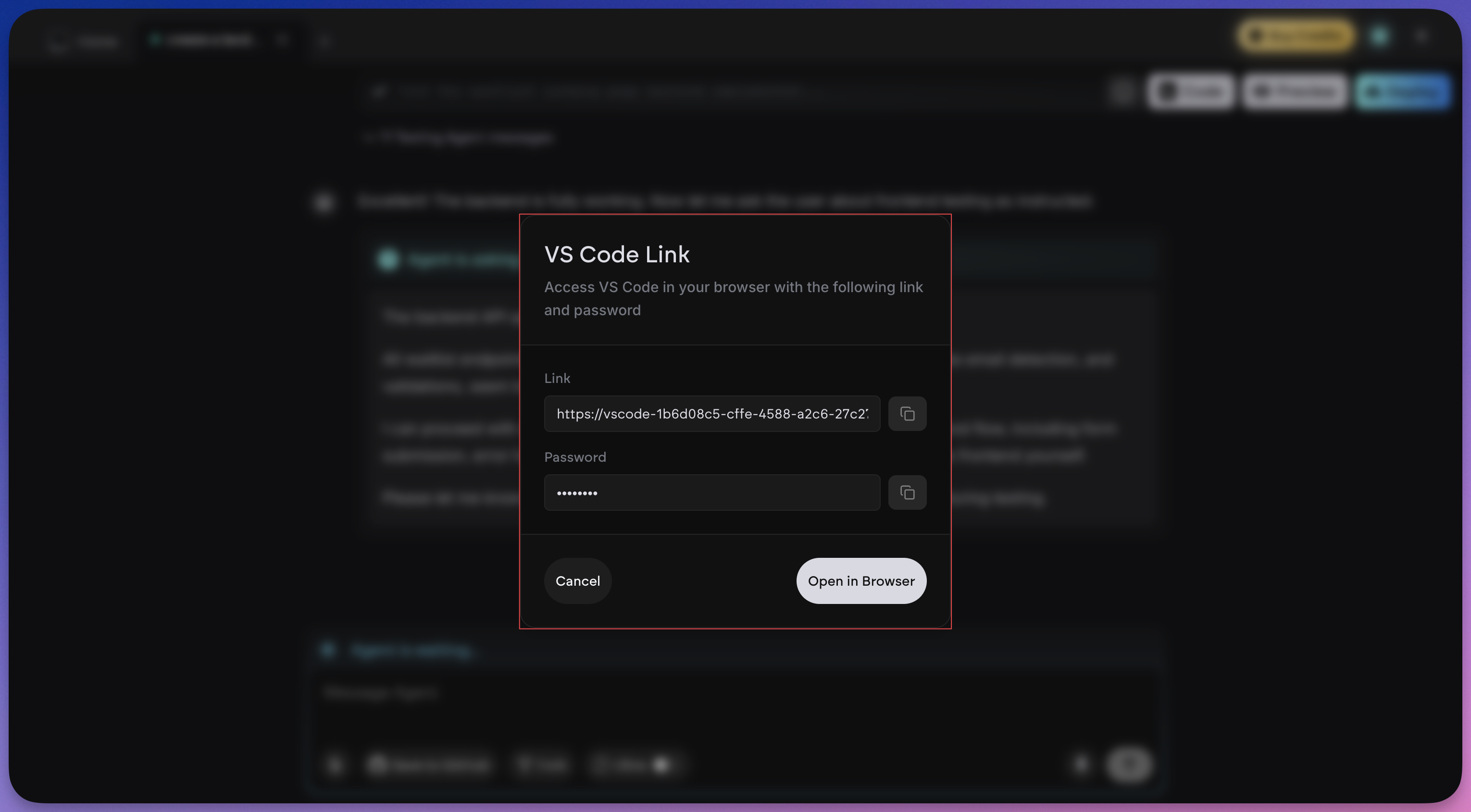 Click Vscode Link