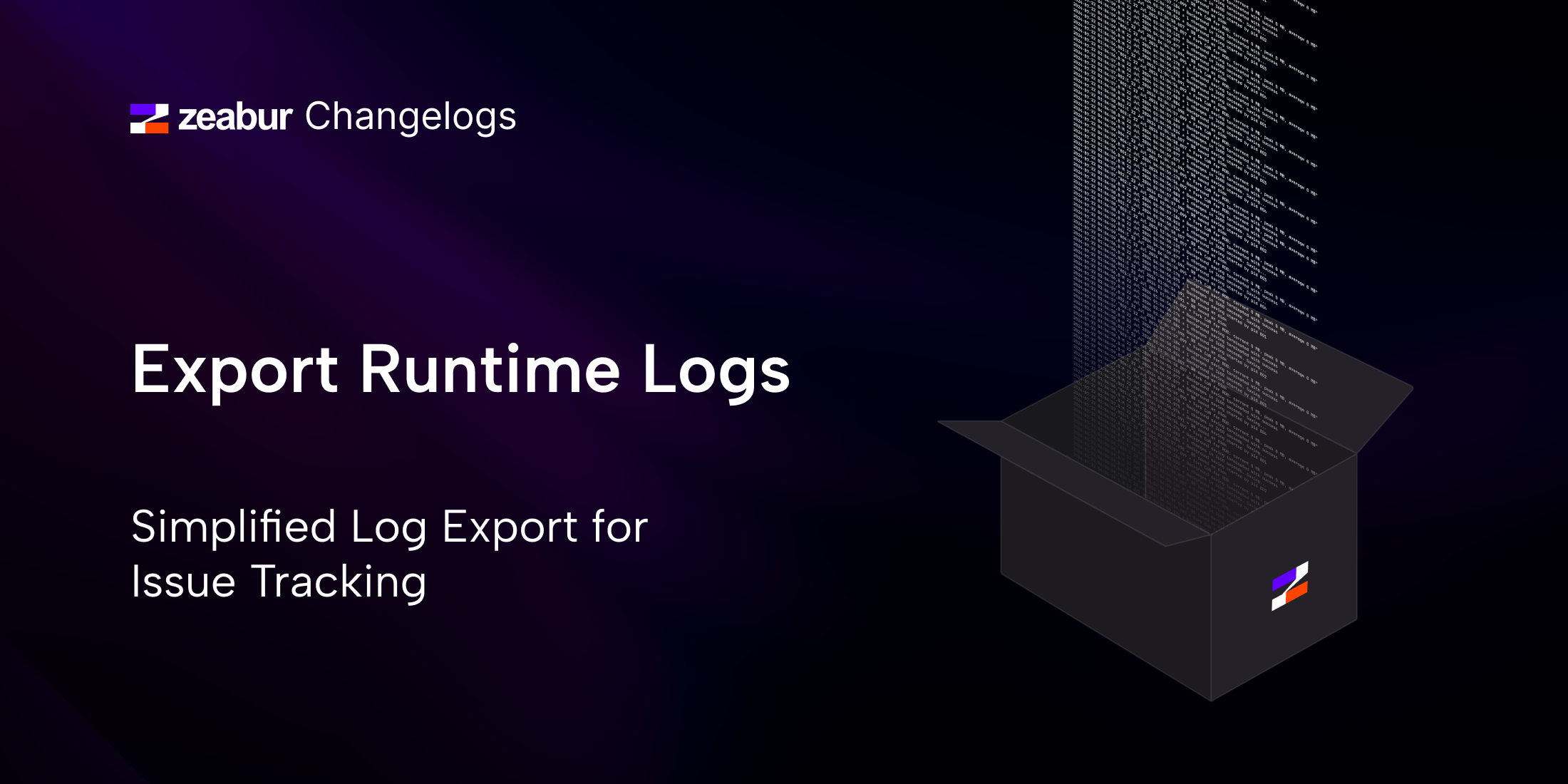 Export Runtime Logs